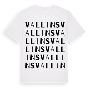 Vallins ordlek t-shirt – ekologisk bomull t-shirt från Pinshirt