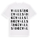 Vallsänge ordlek t-shirt