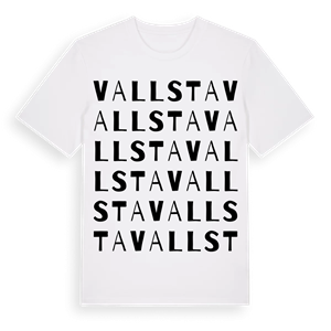 Vallsta ordlek t-shirt – ekologisk bomull t-shirt från Pinshirt