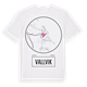 White t-shirt med Vallvik t-shirt