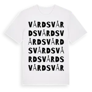 Vårds ordlek t-shirt – ekologisk bomull t-shirt från Pinshirt