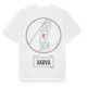 White t-shirt med Varva t-shirt