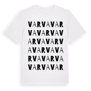 Varva ordlek t-shirt – ekologisk bomull t-shirt från Pinshirt