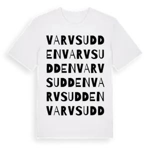 Varvsudden ordlek t-shirt – ekologisk bomull t-shirt från Pinshirt