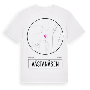 Västanåsen t-shirt – ekologisk bomull t-shirt från Pinshirt