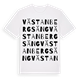 Västanbergsäng ordlek t-shirt