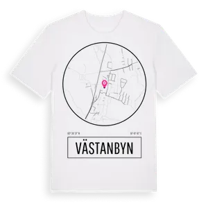 Västanbyn t-shirt – ekologisk bomull t-shirt från Pinshirt