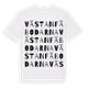 Västanfäbodarna ordlek t-shirt
