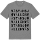 Mid Heather Gray t-shirt med Västansjövallen ordlek t-shirt