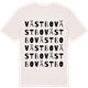 Vintage White t-shirt med Västbo ordlek t-shirt