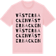 Pink Cotton t-shirt med Västerbacken ordlek t-shirt