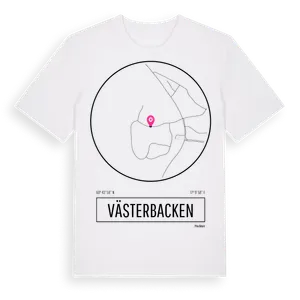 Västerbacken t-shirt – ekologisk bomull t-shirt från Pinshirt