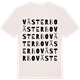 Vintage White t-shirt med Västerbo ordlek t-shirt