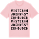 Pink Cotton t-shirt med Västerhöjden ordlek t-shirt