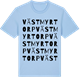 Blue Soul t-shirt med Västmyrtorp ordlek t-shirt