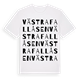 Västra Fallåsen ordlek t-shirt