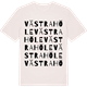 Vintage White t-shirt med Västra Höle ordlek t-shirt