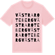 Pink Cotton t-shirt med Västra Roteberg ordlek t-shirt