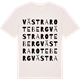 Vintage White t-shirt med Västra Roteberg ordlek t-shirt