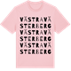 Pink Cotton t-shirt med Västra Västerberg ordlek t-shirt
