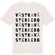 Vintage White t-shirt med Västra Västerberg ordlek t-shirt
