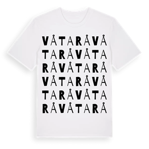 Våtarå ordlek t-shirt – ekologisk bomull t-shirt från Pinshirt