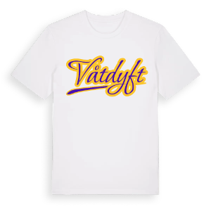 Våtdyft baseball t-shirt – ekologisk bomull t-shirt från Pinshirt