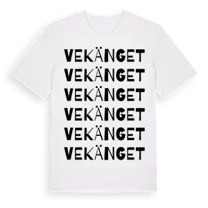 Vekänget ordlek t-shirt – ekologisk bomull t-shirt från Pinshirt
