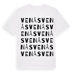Venås ordlek t-shirt – ekologisk bomull t-shirt från Pinshirt