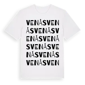 Venås ordlek t-shirt – ekologisk bomull t-shirt från Pinshirt