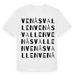Venåsvallen ordlek t-shirt – ekologisk bomull t-shirt från Pinshirt