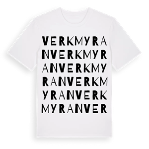 Verkmyran ordlek t-shirt – ekologisk bomull t-shirt från Pinshirt