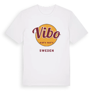Vibo cirkel t-shirt – ekologisk bomull t-shirt från Pinshirt