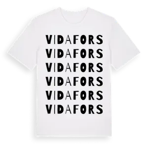 Vidafors ordlek t-shirt – ekologisk bomull t-shirt från Pinshirt