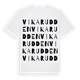 Vikarudden ordlek t-shirt