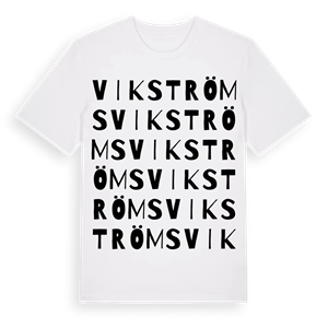 Vikströms ordlek t-shirt – ekologisk bomull t-shirt från Pinshirt
