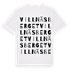 White t-shirt med Villnäsberget ordlek t-shirt