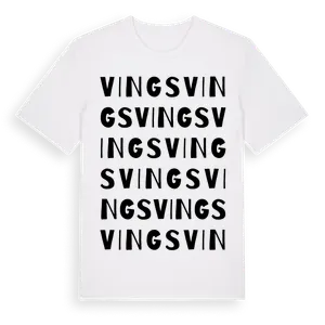 Vings ordlek t-shirt – ekologisk bomull t-shirt från Pinshirt