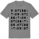 Mid Heather Gray t-shirt med Vintergatan ordlek t-shirt