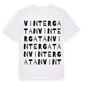 Vintergatan ordlek t-shirt – ekologisk bomull t-shirt från Pinshirt