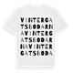 Vintergatsbodarna ordlek t-shirt