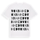 Voxnahed ordlek t-shirt