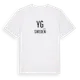 White t-shirt med Yg i Sverige t-shirt