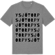Mid Heather Gray t-shirt med Ysjötorp ordlek t-shirt