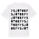 Ysjötorp ordlek t-shirt