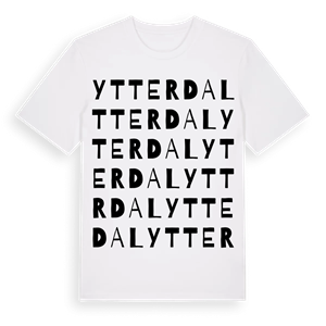Ytterdal ordlek t-shirt – ekologisk bomull t-shirt från Pinshirt