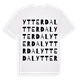 Ytterdal ordlek t-shirt