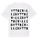 Yttrevallen ordlek t-shirt