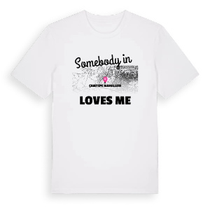 Någon i Çamtepe Mahallesi älskar mig t-shirt – ekologisk bomull t-shirt från Pinshirt