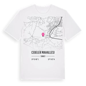 Cebeler Mahallesi karta t-shirt – ekologisk bomull t-shirt från Pinshirt